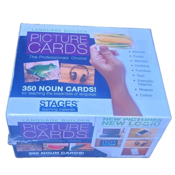 Other - Stages Language Builder Picture Noun Cards 350 Autism Flashcards ABA Speech Ther